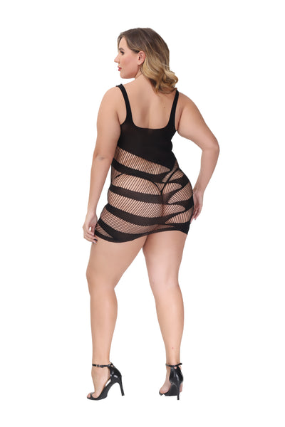Bodystocking 210013-2-Plus-Size Back