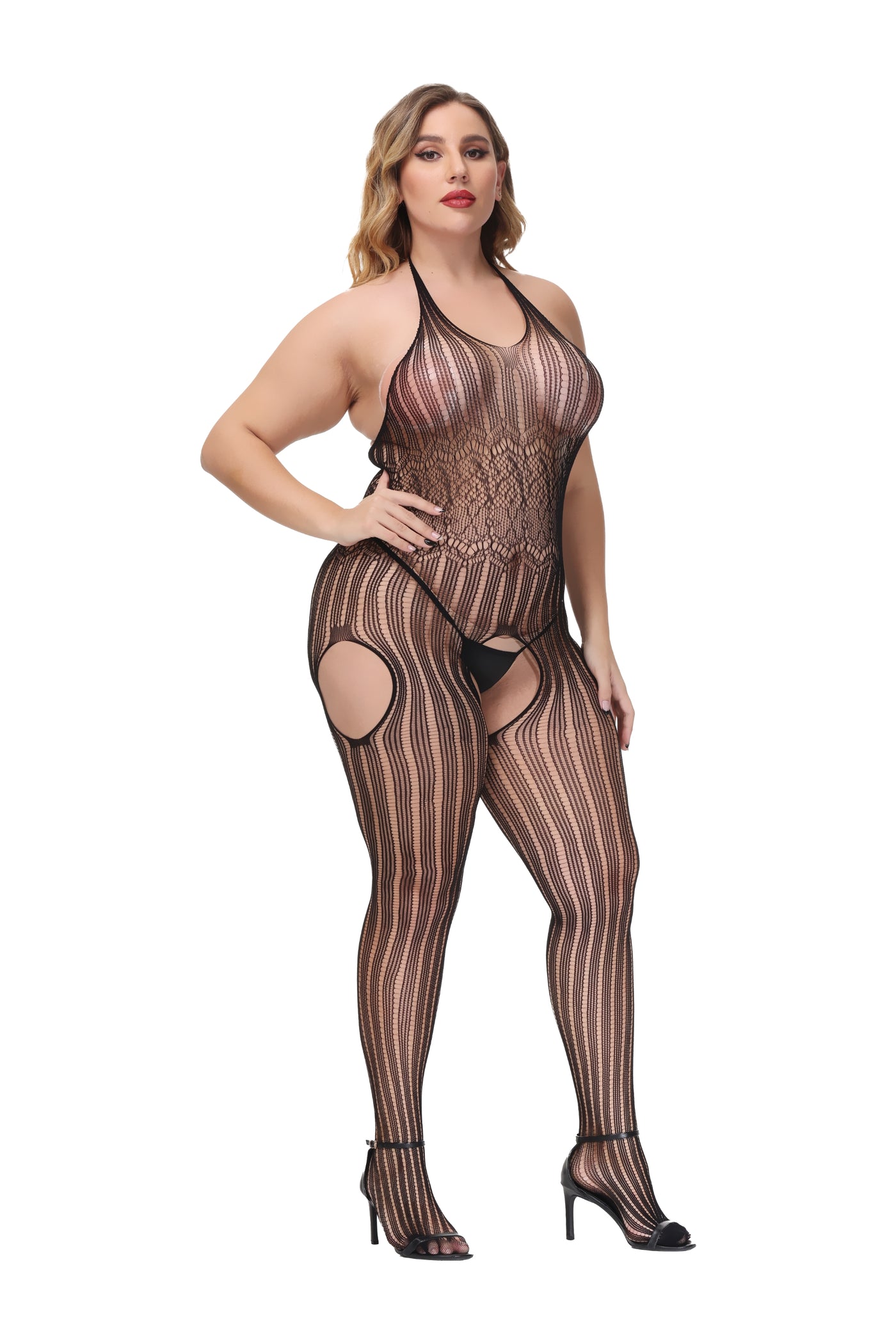 Bodystocking 210221-Plus-Size Side 1