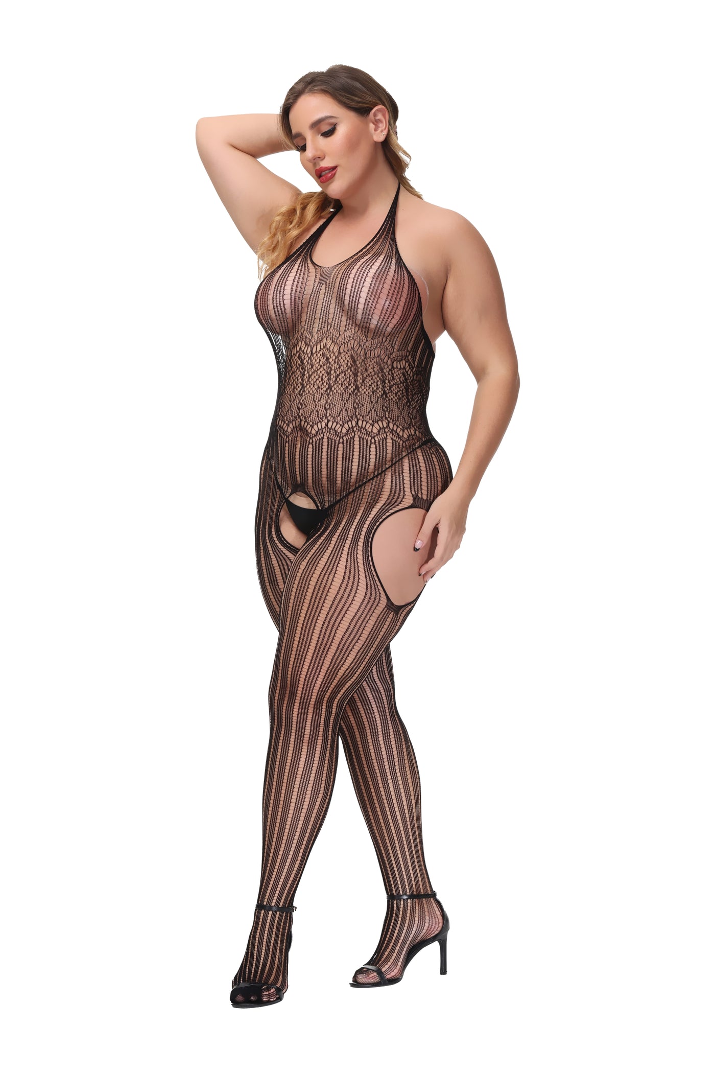 Bodystocking 210221-Plus-Size Side 2