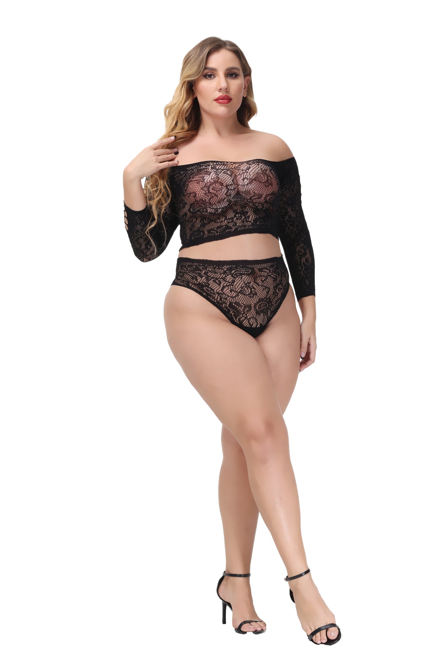Bodystocking 211193-Plus-Size Side 2
