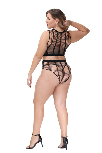 Bodystocking 211318-3-&-211318-4-kk-Plus-Size Back