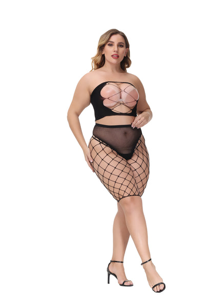 Bodystocking 211431-Plus-Size Side 1