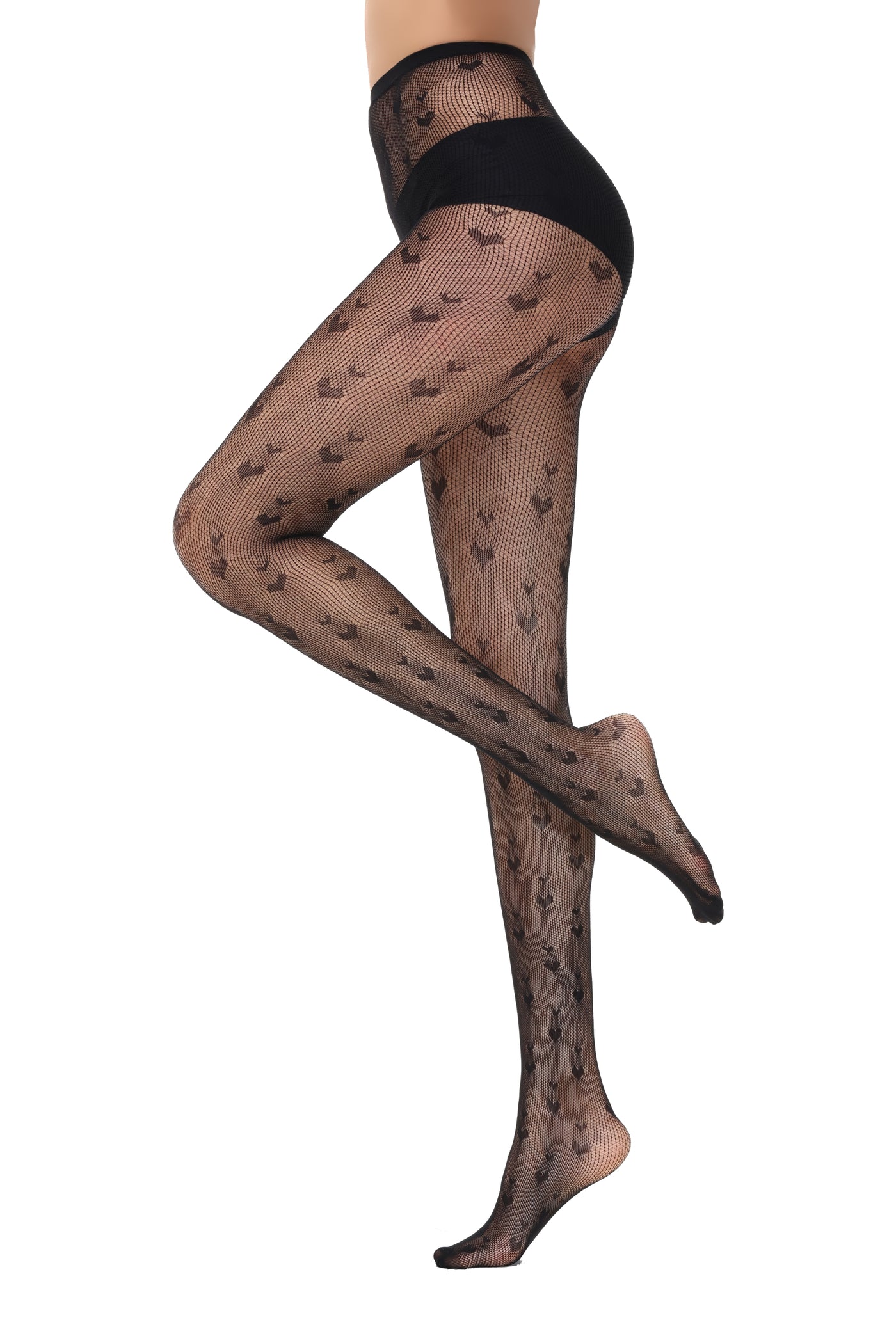 Fishnet Tights 111436-Black Side