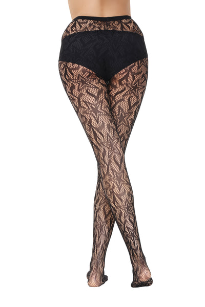 Fishnet Tights 111438-Black Back