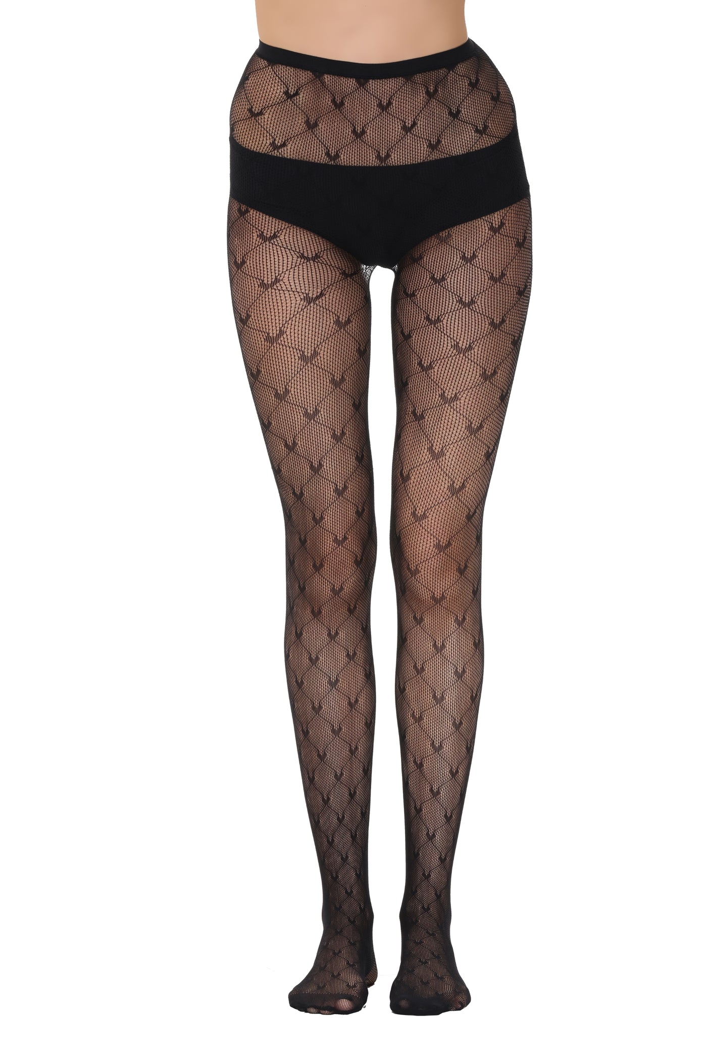 Fishnet Tights 111439-Black Front