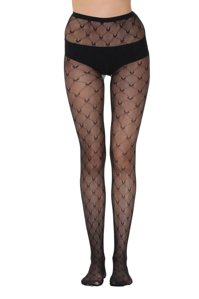 Fishnet Tights 111439-Black Front