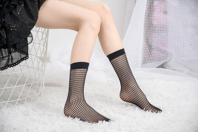 Knee High Stockings 180360-Black Front